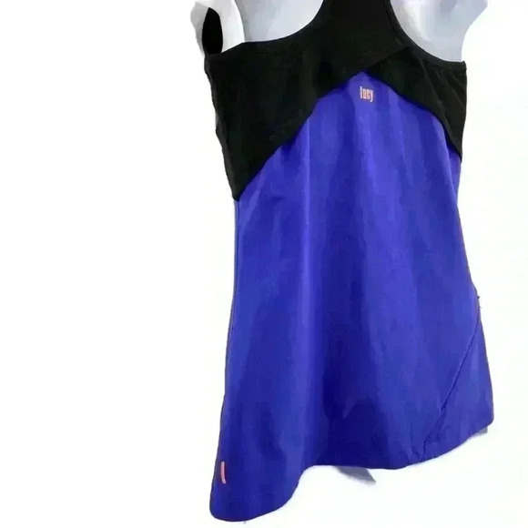 Lucy Razerback Criss Cross Back‎ Mesh Tank Top M - Picture 4 of 13